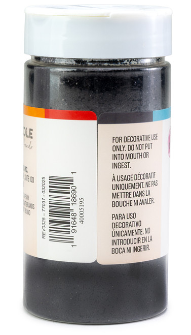 CousinDIY Glitter 8oz-Black - 5A002XT8-1GYP8