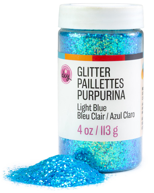 CousinDIY Glitter 4oz-Light Blue - 5A002XSN-5182