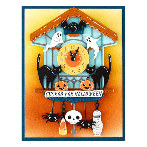 Spellbinders Etched Dies-Halloween Tick Tock - 5A0036KQ-1H7PK Spellbinders Etched Dies-Halloween Tick Tock - 5A0036KQ-1H7PK