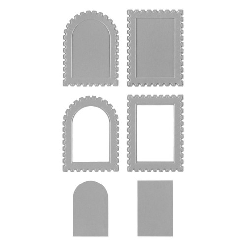 Spellbinders 3D Emboss & Cut Folder-Postage Stamps - 5A0036JN-1H7PN