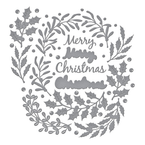 Spellbinders Etched Dies by Suzanne Hue-Seasonal Wreath Foliage - 5A0036L1-1H7P2