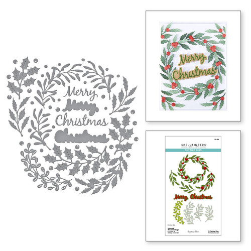 Spellbinders Etched Dies by Suzanne Hue-Seasonal Wreath Foliage - 5A0036L1-1H7P2 Spellbinders Etched Dies by Suzanne Hue-Seasonal Wreath Foliage - 5A0036L1-1H7P2