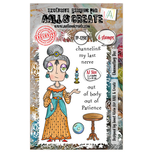 AALL And Create A7 Photopolymer Clear Stamp Set-Channeling Dee - 5A0035SB-1H748 - 5061097790095
