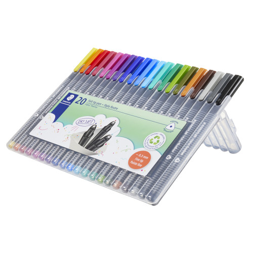 Staedtler Triplus Fineliner-20 Pieces - 5A0035N6-1H6XW