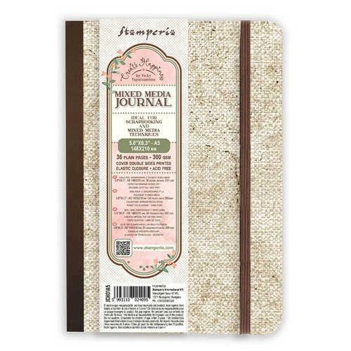 Stamperia Junk Journal With Journal -Alice In Christmas - 5A0032V0-1H4KR Stamperia Junk Journal With Journal -Alice In Christmas - 5A0032V0-1H4KR