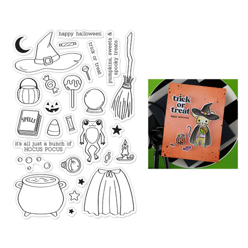 Hero Arts Clear Stamp Set 4x6 in-Tricks and Treats - 5A0035YJ-1H77D Hero Arts Clear Stamp Set 4x6 in-Tricks and Treats - 5A0035YJ-1H77D