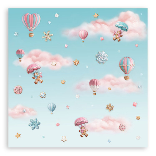 Stamperia Single-Sided Paper Pad 12"x12" 22/Pkg-Candy Christmas - 5A0032TY-1H4LH Stamperia Single-Sided Paper Pad 12"x12" 22/Pkg-Candy Christmas - 5A0032TY-1H4LH