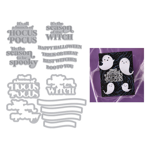 Hero Arts BetterPress + Foil & Die Set-Spooky Season - 5A0035YH-1H77M Hero Arts BetterPress + Foil & Die Set-Spooky Season - 5A0035YH-1H77M
