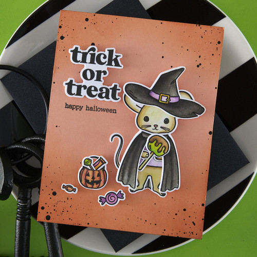 Hero Arts Stamp & Cut Set from the Hocus Pocus Collection-Tricks and Treats - 5A0035XS-1H77R Hero Arts Stamp & Cut Set from the Hocus Pocus Collection-Tricks and Treats - 5A0035XS-1H77R