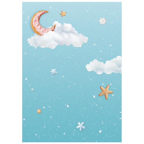 Stamperia Rice Paper Backgrounds A6 8/Pkg -Candy Christmas - 5A0032WW-1H4LX