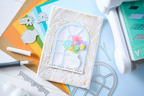 Sizzix 3D Textured A5 Embossing Folder By Eileen Hull-Lacy Leaves - 5A00322W-1H3QN