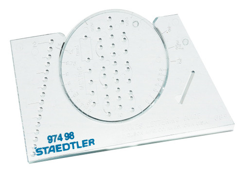 Staedtler Lettering Guides-1-1/6" to 2" - 5A0035MR-1H6XT - 031901901271