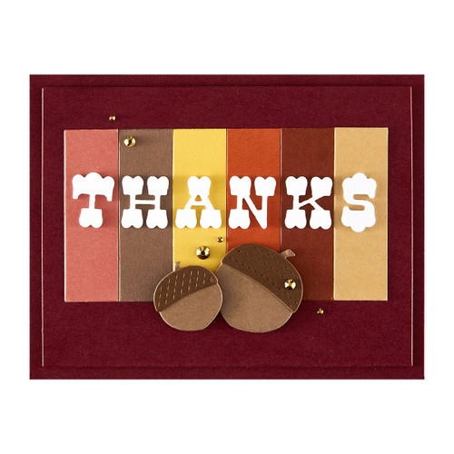 Spellbinders Etched Dies by Kelly Bangs-Autumn Alpha - 5A0036JW-1H7P4