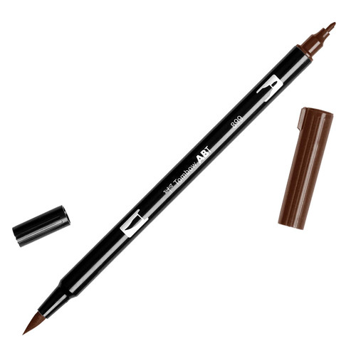 Tombow Dual Brush Marker Open Stock-899 Redwood - DBP-56604 - 085014566049
