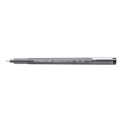 Staedtler Pigment Liner Black-0.3mm - 5A0035NT-1H6YL - 4007817330418