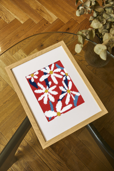 DMC Mindful Making Tapestry Kit-Abstract Flowers - 5A003596-1H6MH DMC Mindful Making Tapestry Kit-Abstract Flowers - 5A003596-1H6MH
