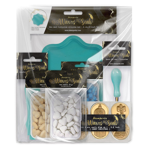 Stamperia Wax Seals kit -Seal's Tales Kit Candy Christmas - 5A0032X0-1H4M0 - 5993110047278