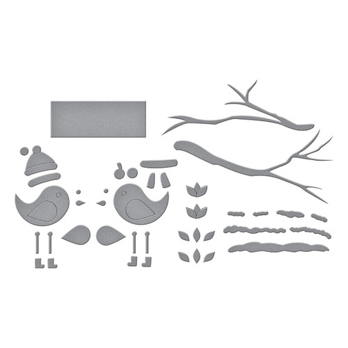 Spellbinders Etched Dies by Lisa Horton-Little Birdies - 5A0036L4-1H7PB