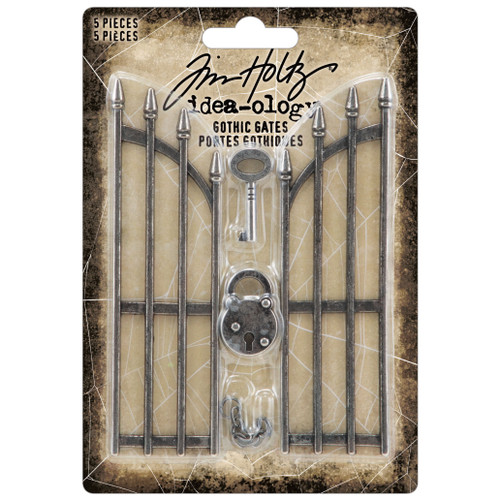 Tim Holtz Idea-Ology Gothic Gates-5 Pieces - TH94343 - 040861943436