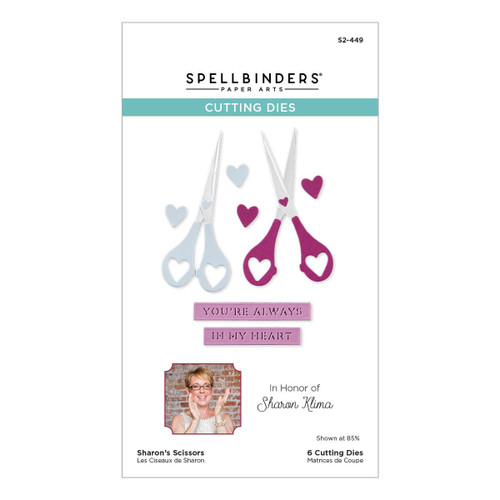 Spellbinders Etched Dies in Honor of Sharon Klima-Sharon's Scissors - 5A0036KJ-1H7PT - 810176107645