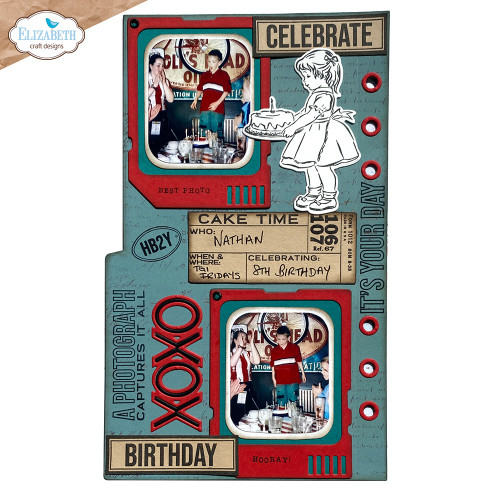 Elizabeth Craft Stamp and Die Set-Celebrations 2 - 5A003771-1H86Z Elizabeth Craft Stamp and Die Set-Celebrations 2 - 5A003771-1H86Z