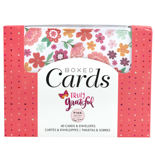 Paige Evans A2 Cards W/Envelopes (4.375"X5.75") 40/Box-Truly Grateful - 310942 - 718813109420