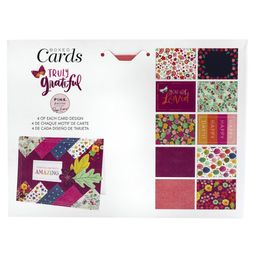 Boxed Cards - A2 (4.375"X5.75") 40 Cards & Envelopes-Paige Evans - Truly Grateful - 310942 Boxed Cards - A2 (4.375"X5.75") 40 Cards & Envelopes-Paige Evans - Truly Grateful - 310942
