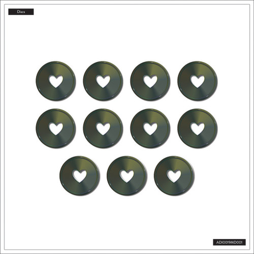Happy Planner Medium Plastic Disc Set-Iron Iridescence - 5A0036V6-1H7Z7