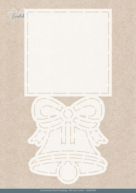3 Pack - Find It Trading Card Deco Essentials Stencil-Timeless Bell A4, Timeless Christmas - 5A003CL1-1H8WD - 8718715153660