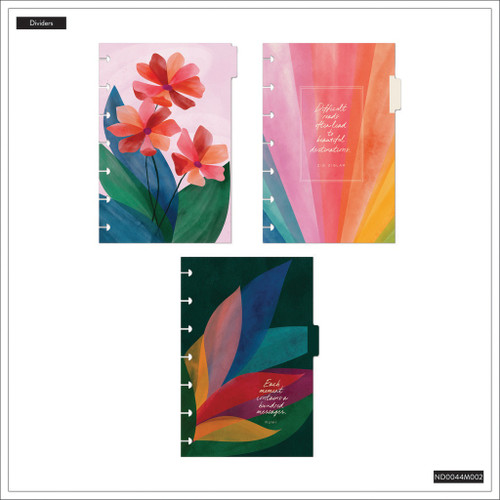 2 Pack - Happy Planner Mini Disc Bound Notebook-Floral Energy - 5A0036TC-1H81P