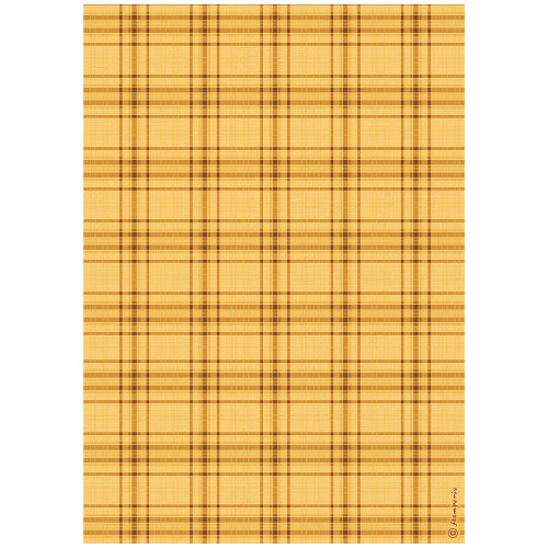 3 Pack - Stamperia Whispering Woods Rice Paper Sheet A4-Tartan Pattern - 5A003751-1H85G - 5993110046875