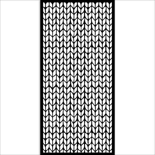 2 Pack - Stamperia Whispering Woods Stencil 4.72"X9.84"-Knitting Pattern - 5A00374F-1H85L