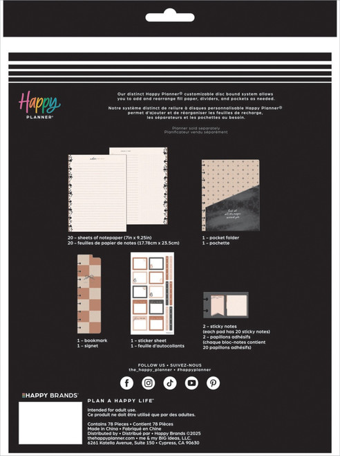 2 Pack - Happy Planner Classic Accessory Pack-Modern Charm - 5A0036X7-1H80N