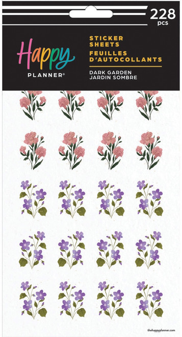 3 Pack - Happy Planner 10 Sheet Sticker Value Pack-Dark Garden - 5A0036WJ-1H7ZM - 673807709935