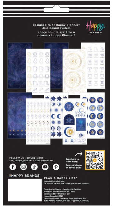 3 Pack - Happy Planner 10 Sheet Sticker Value Pack-Star Signs - 5A0036WJ-1H80J
