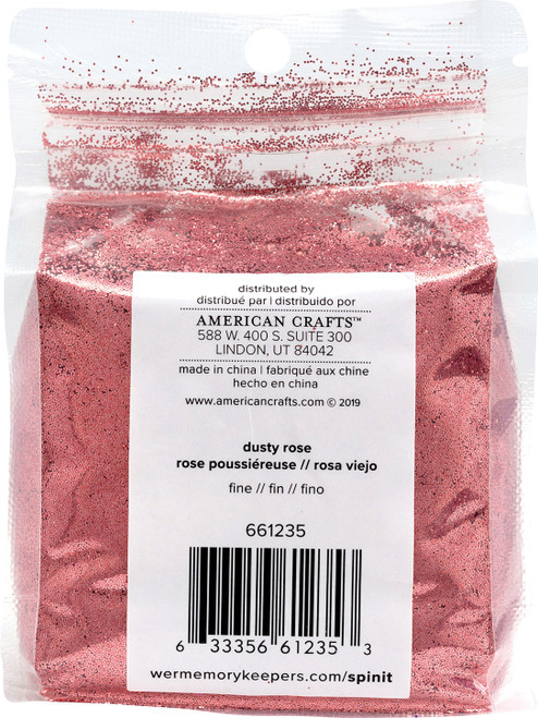 2 Pack - We R Spin It Fine Glitter 10oz-Dusty Rose - WRFNGL-235