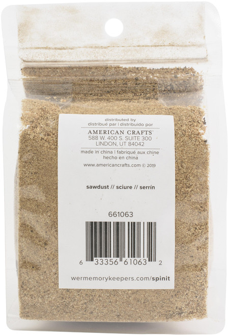 2 Pack - We R Spin It Fine Glitter 3oz-Sawdust - 5A00396H-063
