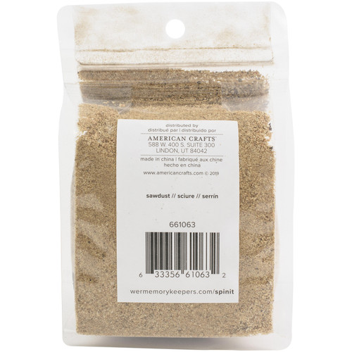 2 Pack - We R Spin It Fine Glitter 3oz-Sawdust - 5A00396H-063