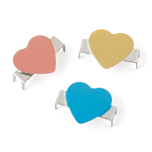 2 Pack - We R Charm Stapler Charm 12/Pkg-Multicolor Heart - A50023C5-G16C7 2 Pack - We R Charm Stapler Charm 12/Pkg-Multicolor Heart - A50023C5-G16C7