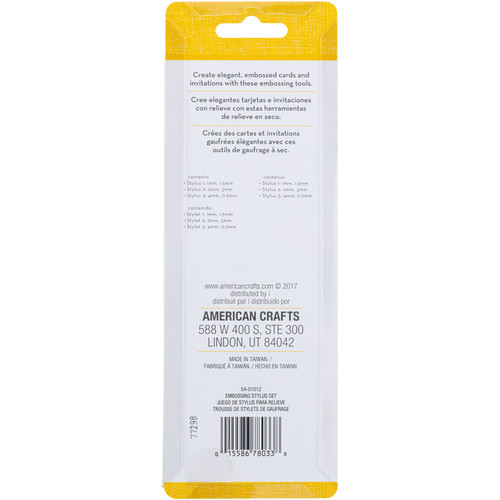 3 Pack - EK Tools Embossing Stylus Set-3 Pieces - 54-01012