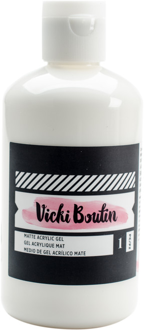 3 Pack - Vicki Boutin Mixed Media Acrylic Gel 8oz-Matte - 343916 - 718813439169