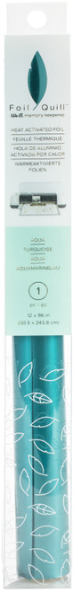3 Pack - We R Foil Quill Foil Roll 12"X96"-Aqua - WR66-0646 - 633356606468