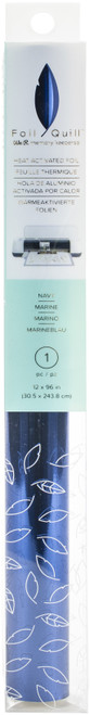 3 Pack - We R Foil Quill Foil Roll 12"X96"-Navy - WR66-0645 - 633356606451