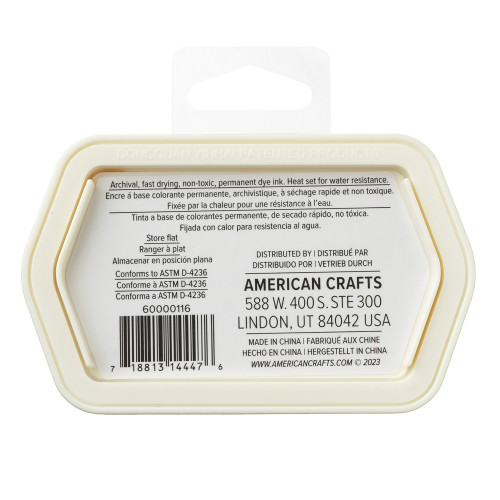 2 Pack - We R Stamping Dye Ink Pad-Black - 60000116 2 Pack - We R Stamping Dye Ink Pad-Black - 60000116