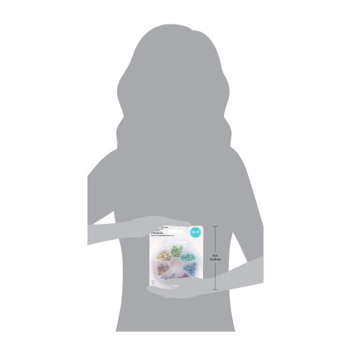 3 Pack - We R Eyelets W/Storage Case 140/Pkg-Pastel - WR6603-83