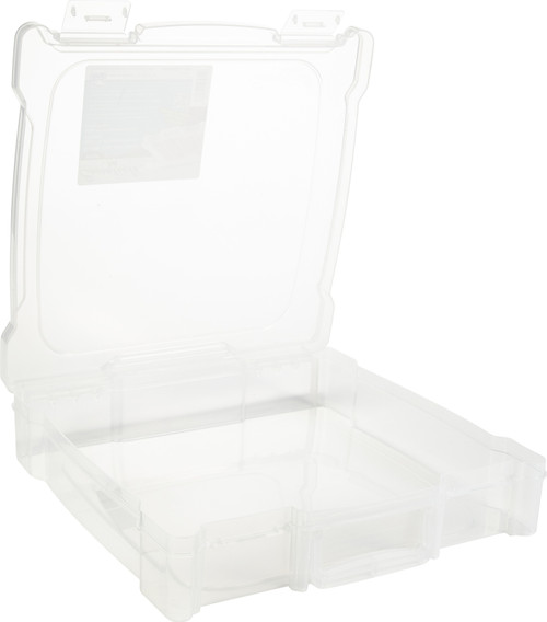 3 Pack - ArtBin Essentials Box W/Handle-12"X12" Translucent - 6913AB