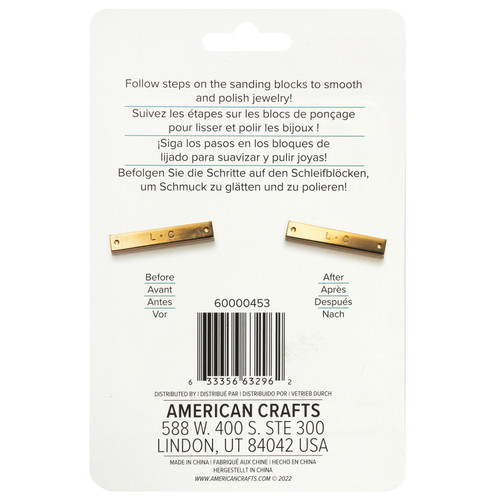 6 Pack - We R Jewelry Press Sanding Blocks 2/Pkg- - 60000453 6 Pack - We R Jewelry Press Sanding Blocks 2/Pkg- - 60000453