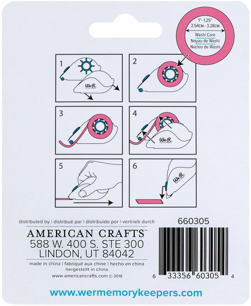 3 Pack - We R Washi Tape Runner-Empty - WR660305