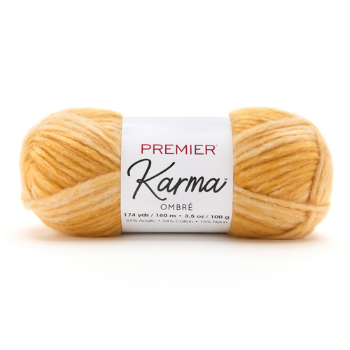 3 Pack - Premier Yarns Karma-Mineral Yellow - 5A0039FD-1H8NL - 840166871966