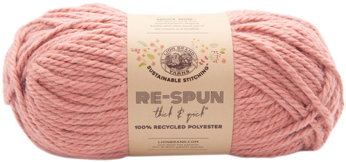 3 Pack - Lion Brand Re-Spun Thick & Quick Yarn-Desert Sand - 843-102 - 023032078816